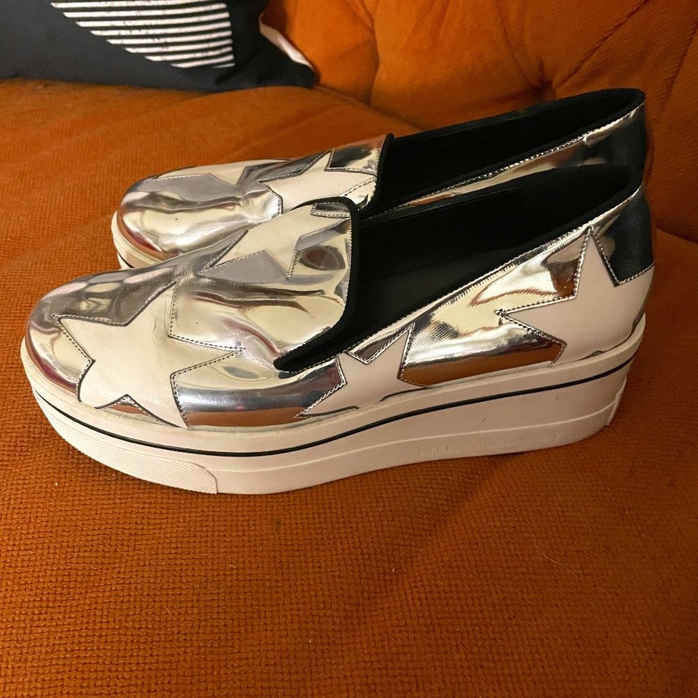 STELLA MCCARTNEY Binx Vegan Platform Sneakers Sz 37